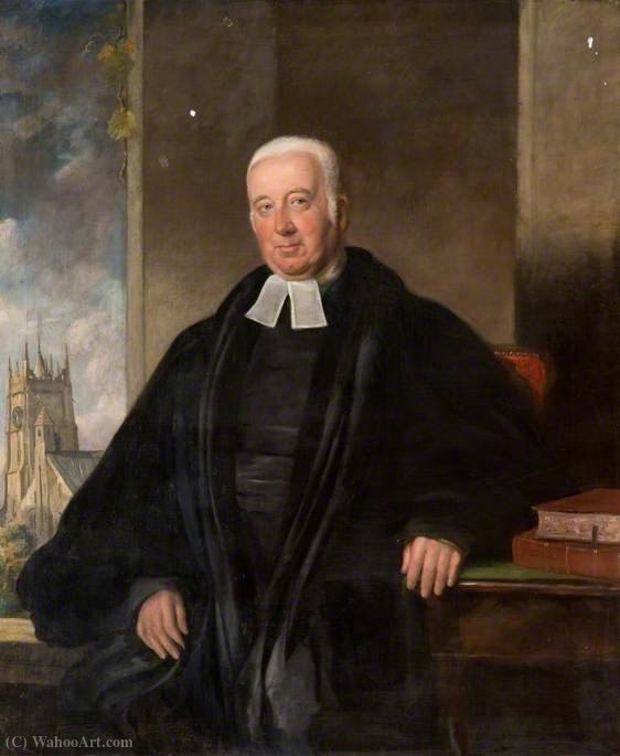 Wikioo.org - The Encyclopedia of Fine Arts - Painting, Artwork by William Strutt - Reverend Abraham Jobson, Mayor of Wisbech