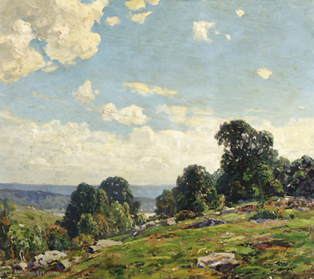 Wikioo.org - The Encyclopedia of Fine Arts - Painting, Artwork by Wilson Henry Irvine - Summer in Lyme