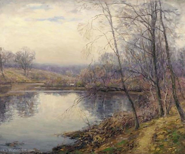 Wikioo.org - สารานุกรมวิจิตรศิลป์ - จิตรกรรม Wilson Henry Irvine - The Widening of the River