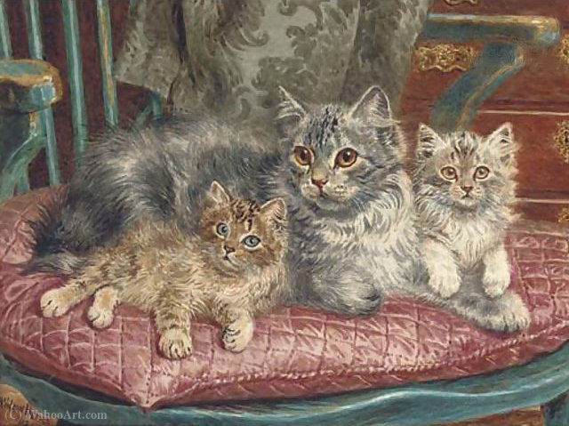 WikiOO.org - אנציקלופדיה לאמנויות יפות - ציור, יצירות אמנות Wilson Hepple - The happy family