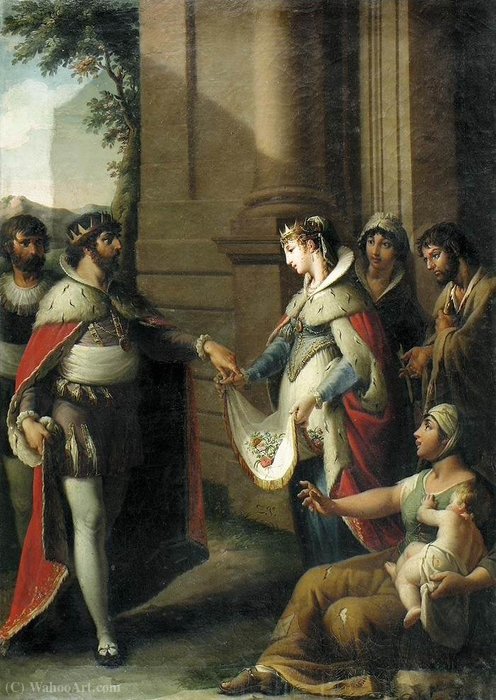 Wikioo.org - สารานุกรมวิจิตรศิลป์ - จิตรกรรม Zacarias Gonzalez Velazquez - The miracle of Saint Casilda