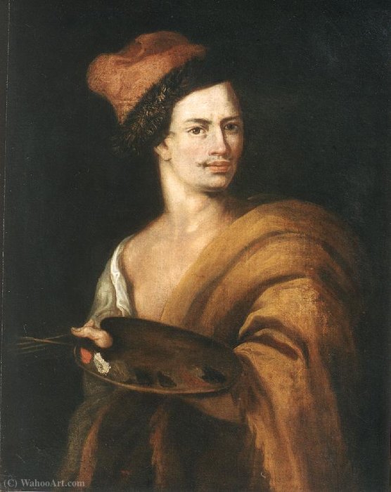 Wikioo.org - The Encyclopedia of Fine Arts - Painting, Artwork by Ádám Mányoki - Portrait of Adam Mányoki