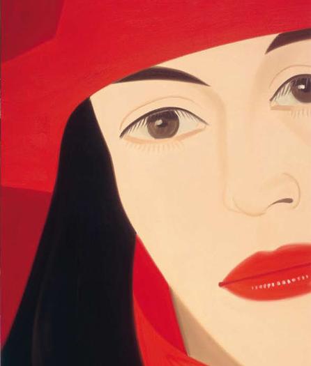 WikiOO.org - Encyclopedia of Fine Arts - Maalaus, taideteos Alex Katz - Red coat