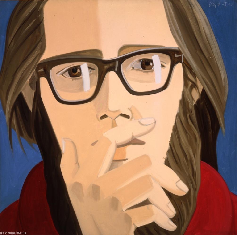 Wikioo.org - The Encyclopedia of Fine Arts - Painting, Artwork by Alex Katz - Ted berrigan