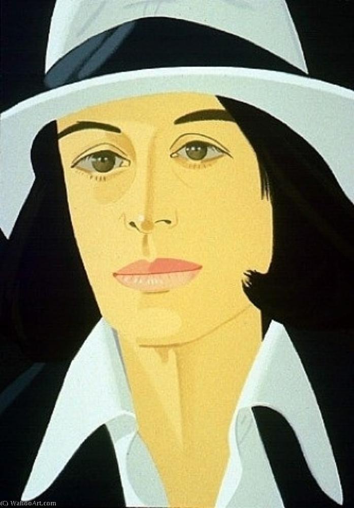 Wikioo.org - The Encyclopedia of Fine Arts - Painting, Artwork by Alex Katz - White hat