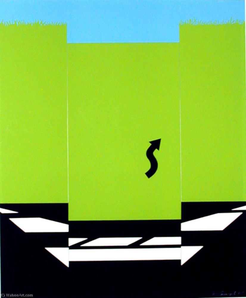 Wikioo.org - The Encyclopedia of Fine Arts - Painting, Artwork by Allan D'arcangelo - Landscape i