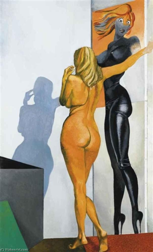 Wikioo.org - The Encyclopedia of Fine Arts - Painting, Artwork by Allen Jones - Nudo ombra