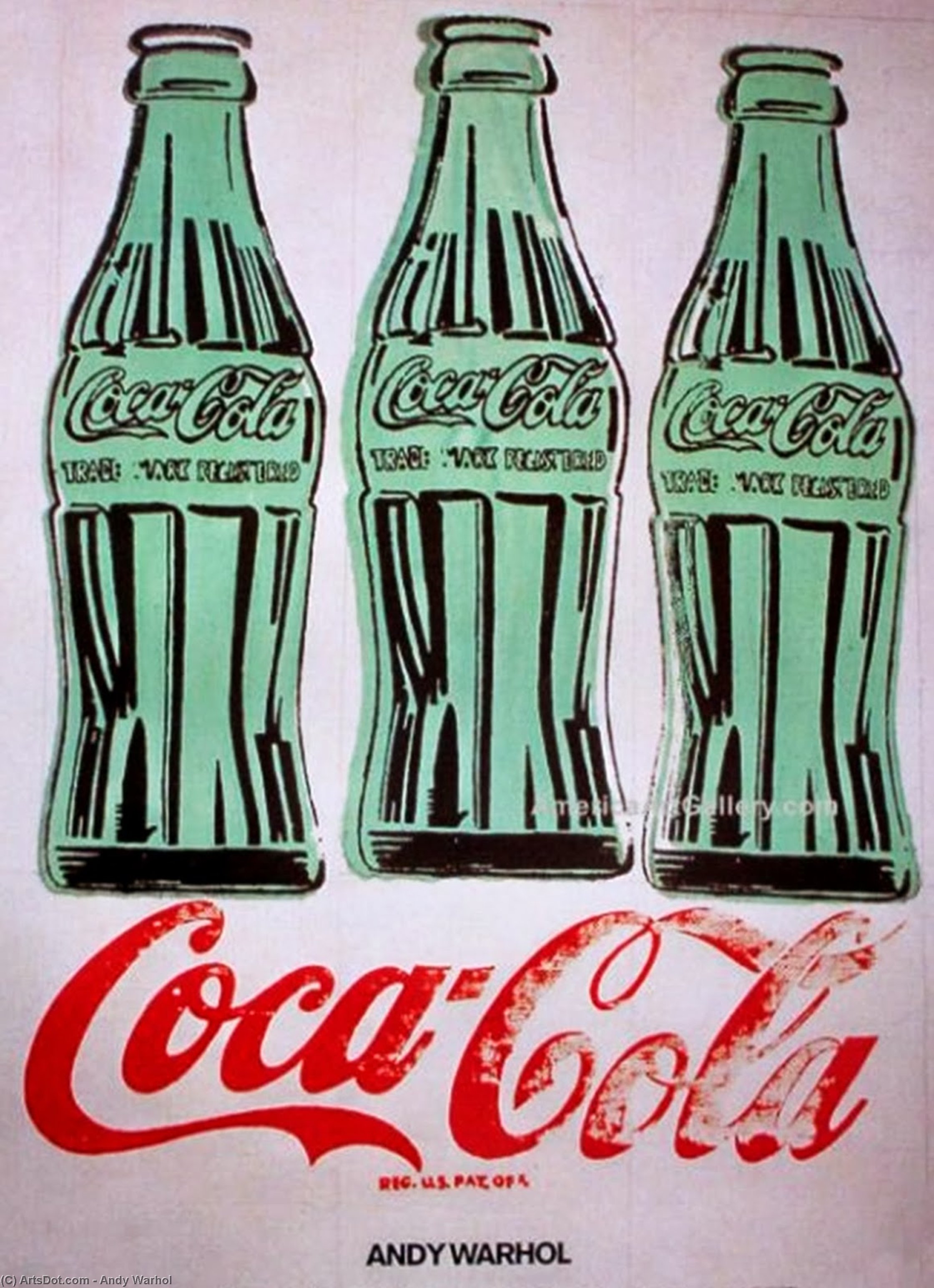WikiOO.org - Encyclopedia of Fine Arts - Malba, Artwork Andy Warhol - Coca cola