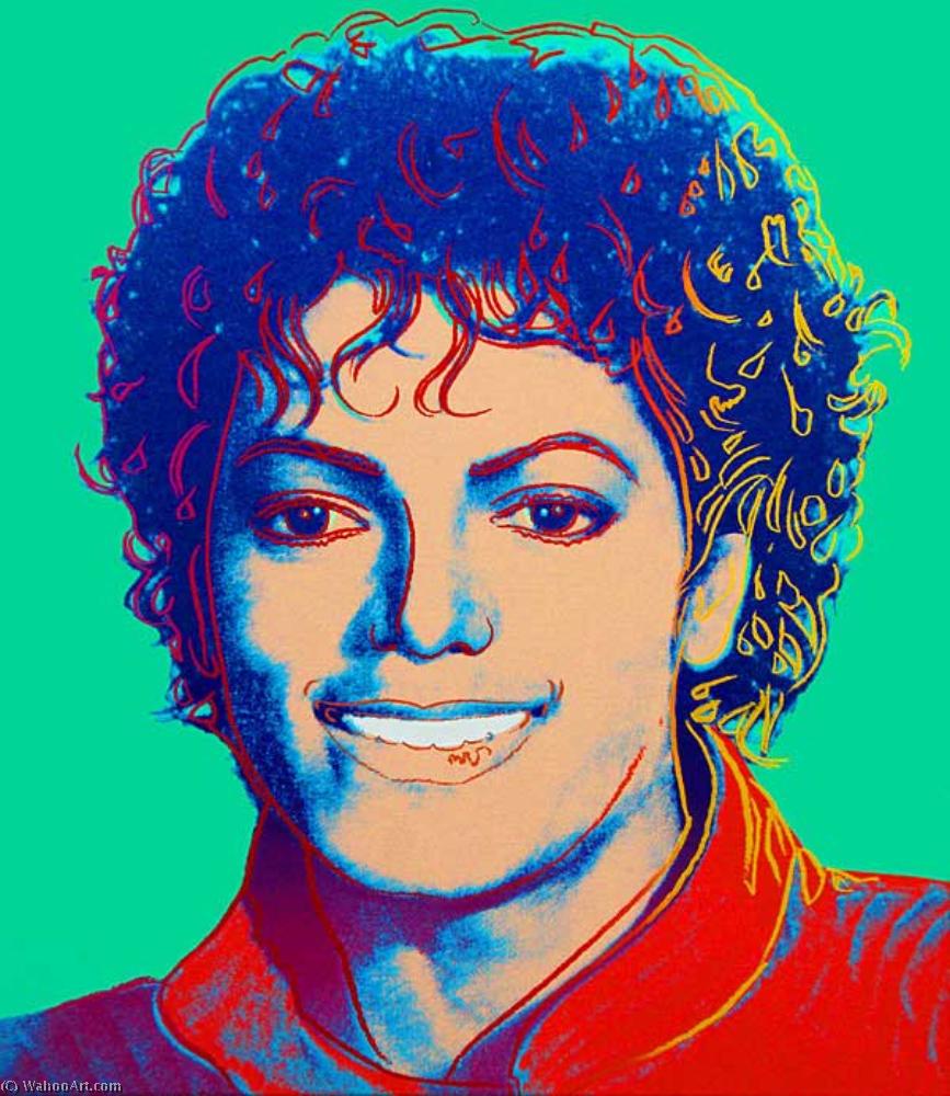 Wikioo.org - The Encyclopedia of Fine Arts - Painting, Artwork by Andy Warhol - Michael jackson