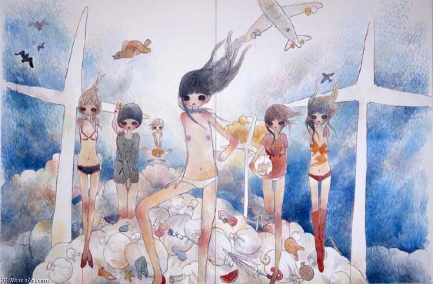 WikiOO.org - Encyclopedia of Fine Arts - Malba, Artwork Aya Takano - Nymphs of the stratosphere