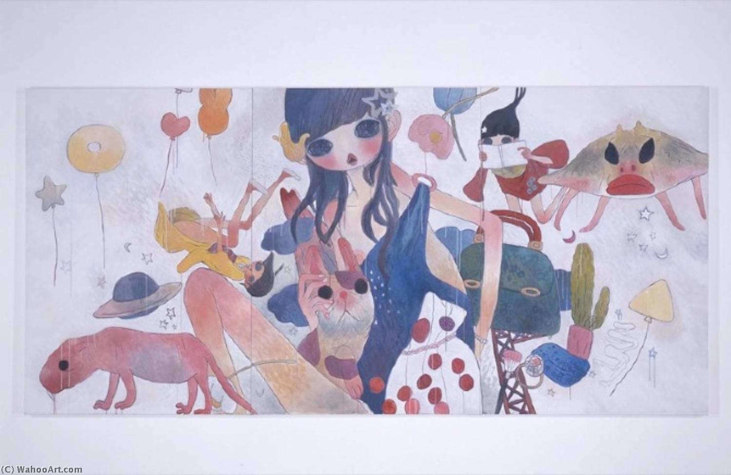 Wikioo.org - The Encyclopedia of Fine Arts - Painting, Artwork by Aya Takano - On the Way to Revolution