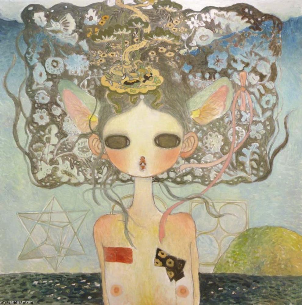WikiOO.org - Encyclopedia of Fine Arts - Malba, Artwork Aya Takano - The lady of shalott