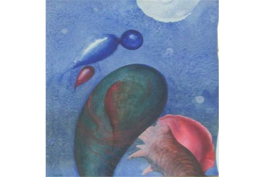 WikiOO.org - Encyclopedia of Fine Arts - Schilderen, Artwork Colin Self - Blue sky