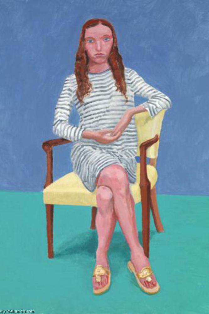 Wikioo.org - The Encyclopedia of Fine Arts - Painting, Artwork by David Hockney - Oona zlamany