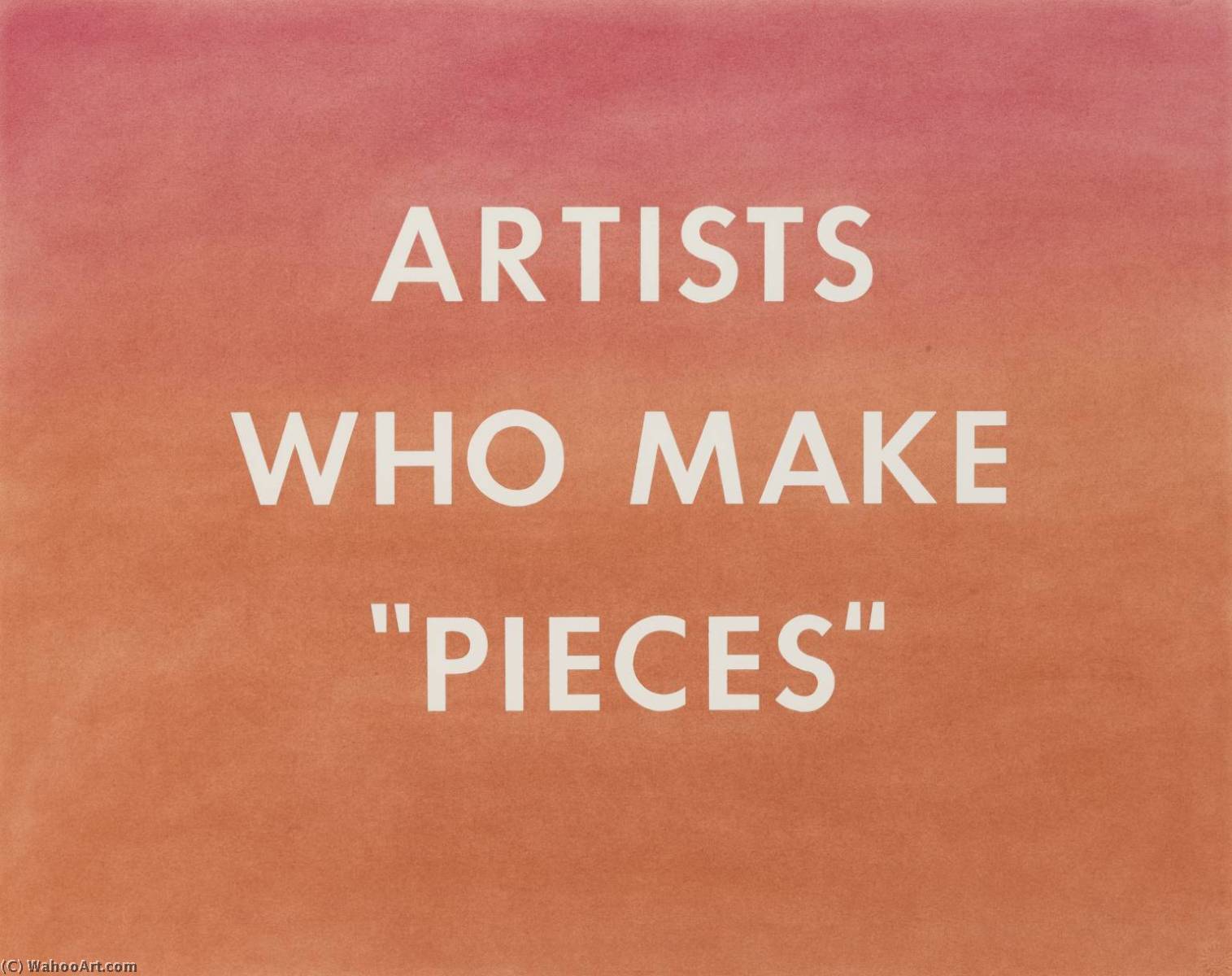Wikioo.org - The Encyclopedia of Fine Arts - Painting, Artwork by Edward Ruscha - Artists who make pieces