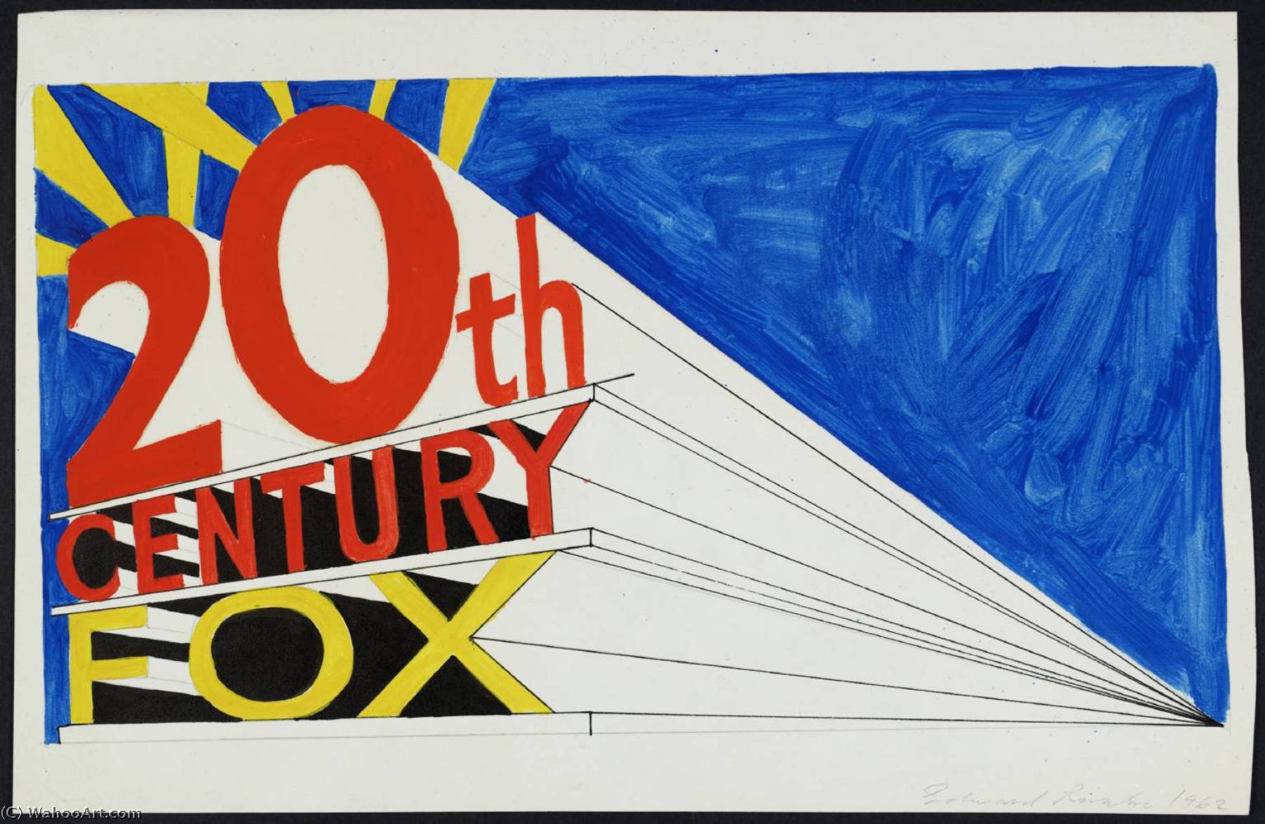 Wikioo.org - The Encyclopedia of Fine Arts - Painting, Artwork by Edward Ruscha - Trademark #5
