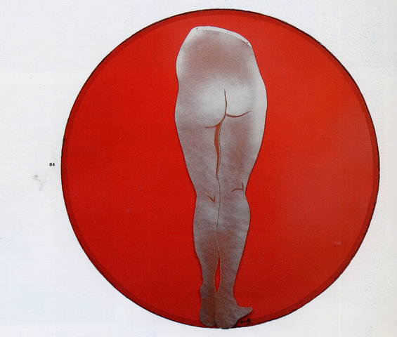 Wikioo.org - The Encyclopedia of Fine Arts - Painting, Artwork by Evelyne Axell - Cercle vicieux rouge
