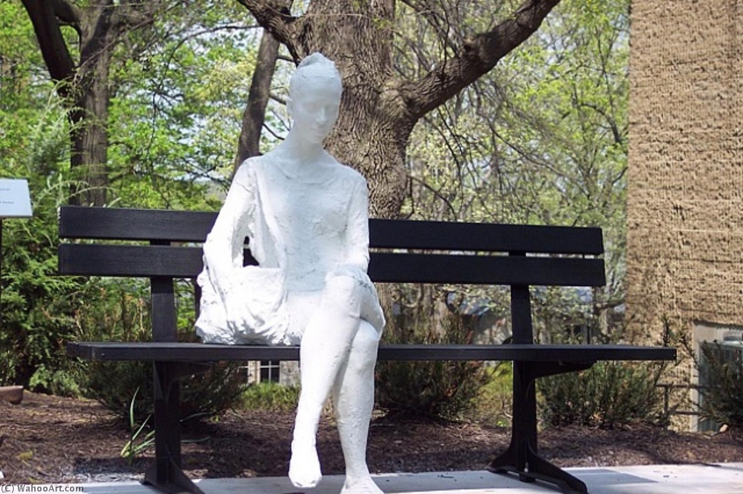 WikiOO.org - دایره المعارف هنرهای زیبا - نقاشی، آثار هنری George Segal - Woman on a bench