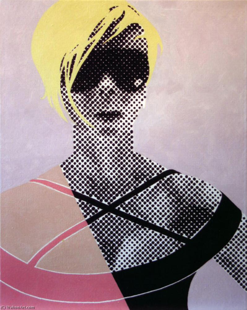 Wikioo.org - The Encyclopedia of Fine Arts - Painting, Artwork by Gerald Laing - Victoria beckham