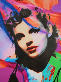 Wikioo.org - The Encyclopedia of Fine Arts - Painting, Artwork by James Gill - Judy garland