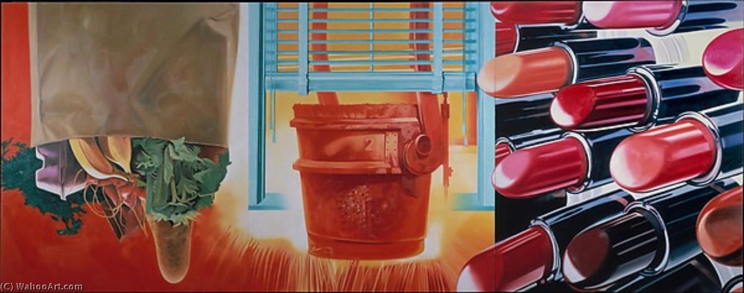 Wikioo.org - The Encyclopedia of Fine Arts - Painting, Artwork by James Rosenquist - Beautiful Rosenquist House of Fire