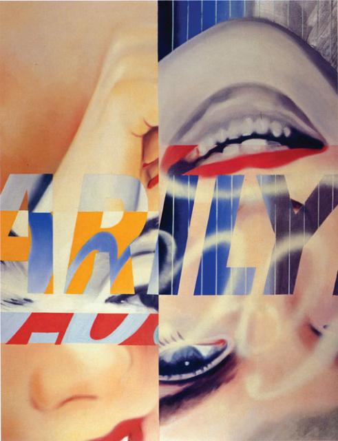 Wikioo.org – La Enciclopedia de las Bellas Artes - Pintura, Obras de arte de James Rosenquist - Marilyn