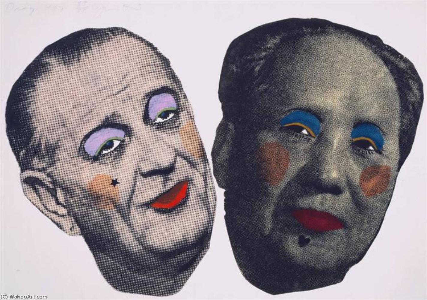 Wikioo.org - The Encyclopedia of Fine Arts - Painting, Artwork by Jim Dine - Drag - Johnson and Mao
