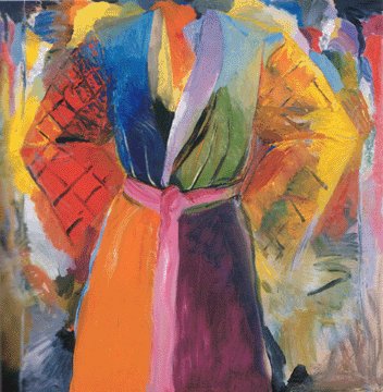 Wikioo.org – La Enciclopedia de las Bellas Artes - Pintura, Obras de arte de Jim Dine - La túnica sagrada siguiente  ella