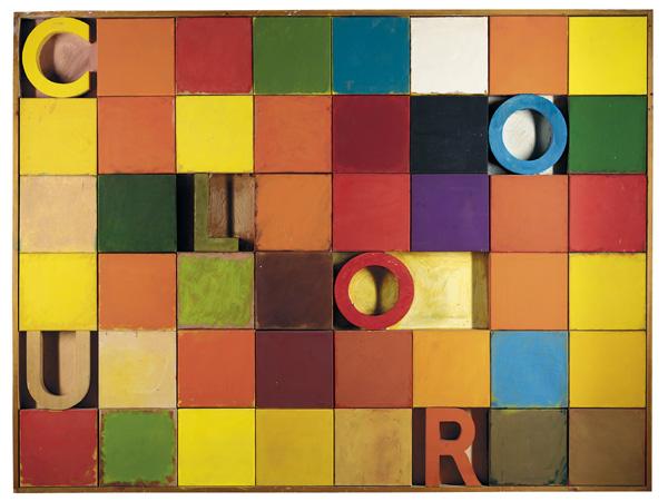 Wikioo.org - Bách khoa toàn thư về mỹ thuật - Vẽ tranh, Tác phẩm nghệ thuật Joe Tilson - Colour chart