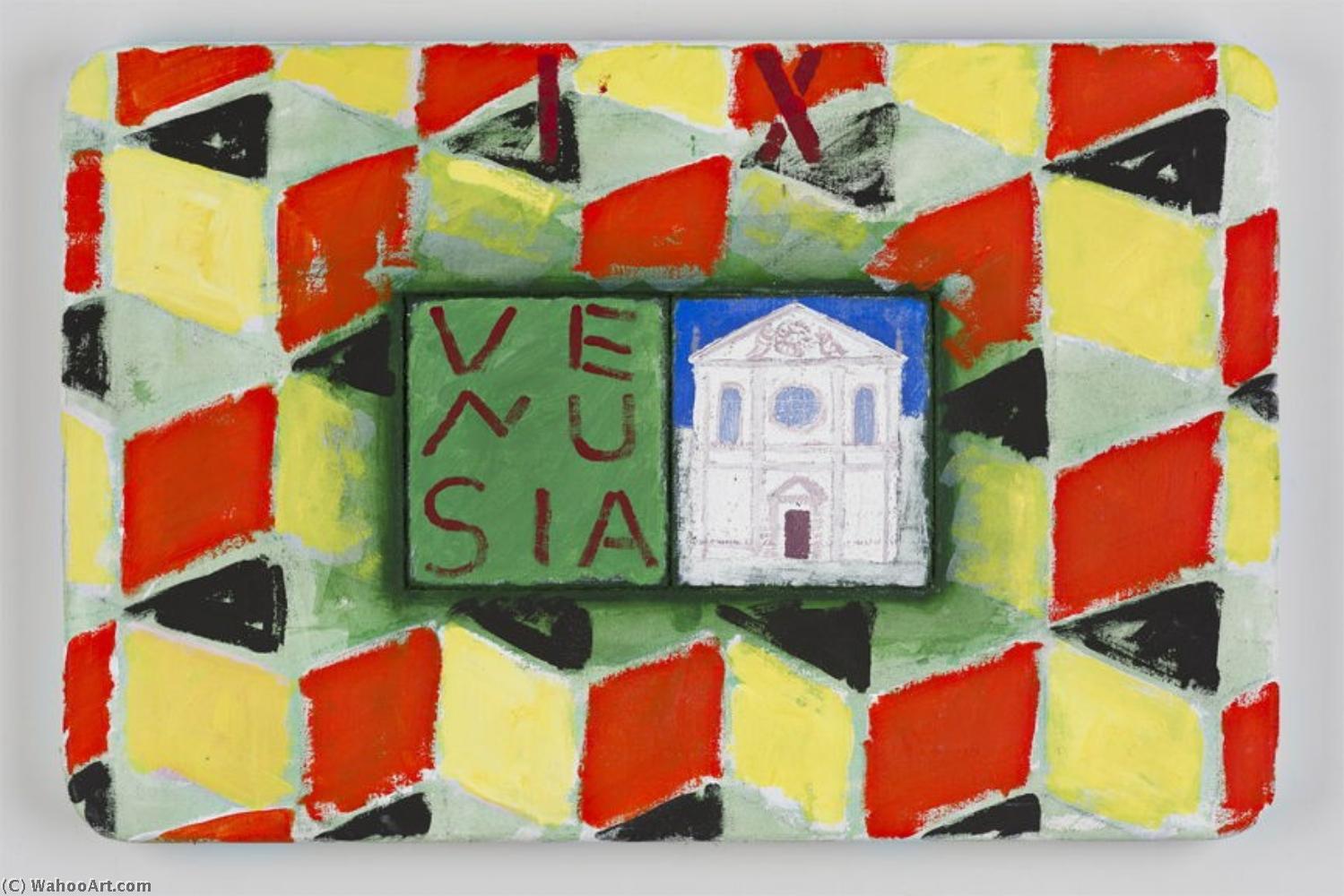 Wikioo.org - สารานุกรมวิจิตรศิลป์ - จิตรกรรม Joe Tilson - The Stones of Venice Santa Maria Della Visitazione Venusia