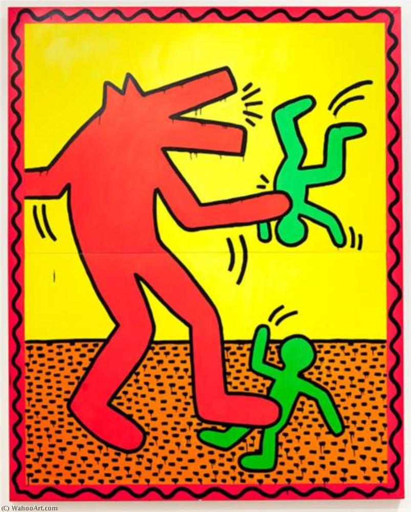 Wikioo.org - The Encyclopedia of Fine Arts - Painting, Artwork by Keith Haring - Untitled (3)