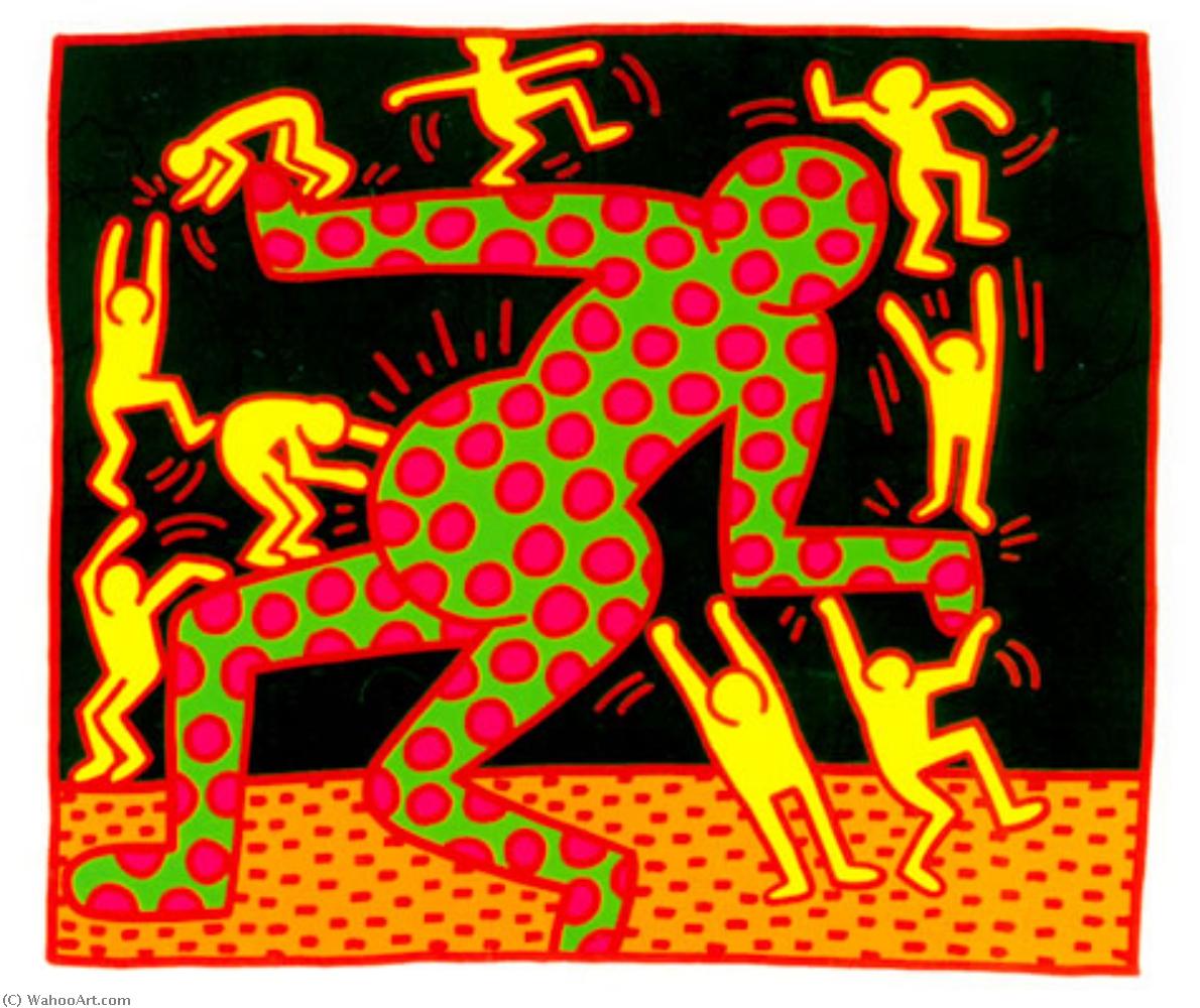 Wikioo.org - The Encyclopedia of Fine Arts - Painting, Artwork by Keith Haring - Untitled (6)