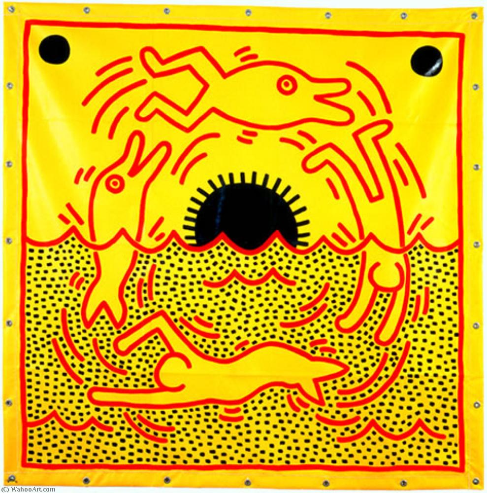 Wikioo.org - The Encyclopedia of Fine Arts - Painting, Artwork by Keith Haring - Untitled (7)