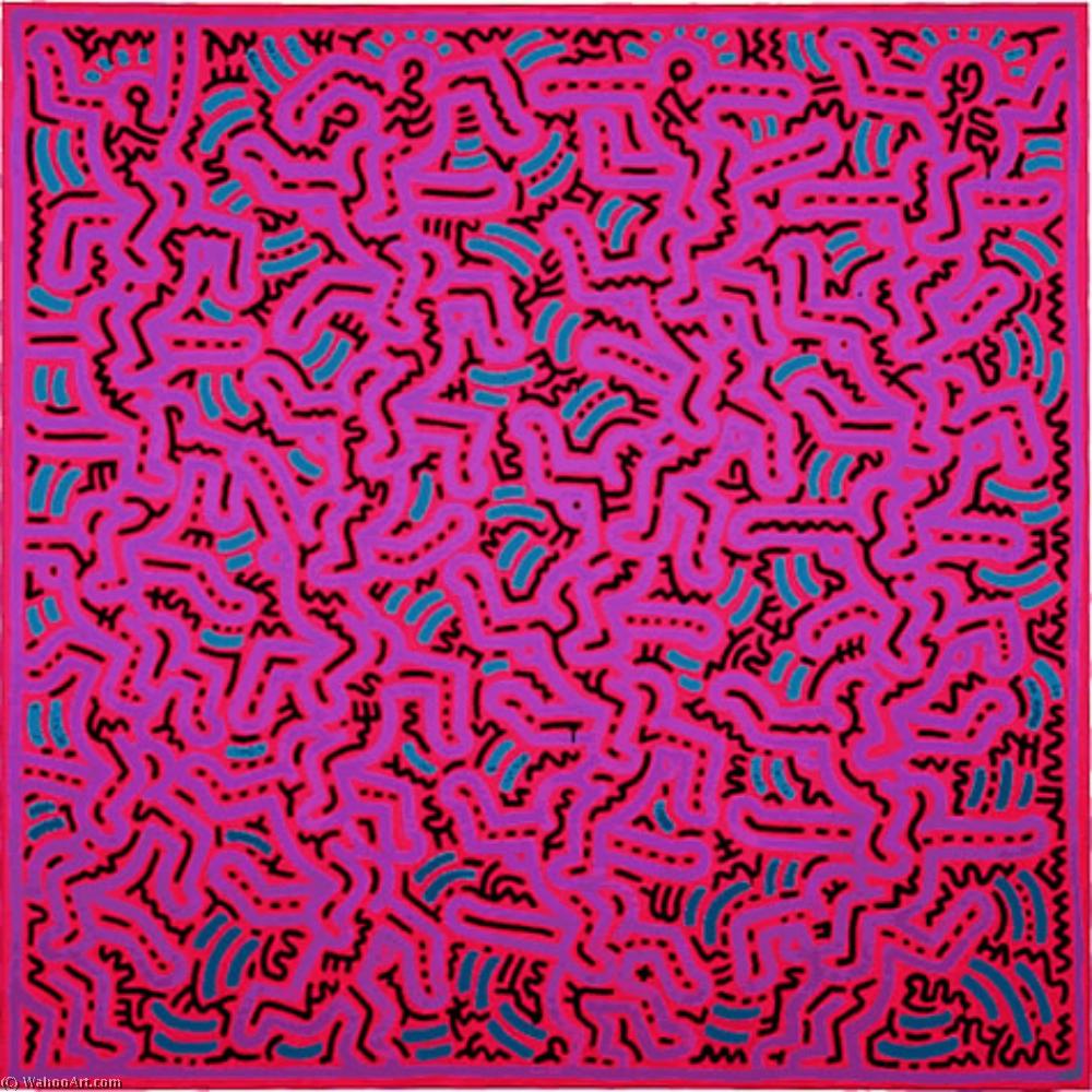 Wikioo.org - The Encyclopedia of Fine Arts - Painting, Artwork by Keith Haring - Untitled (8)