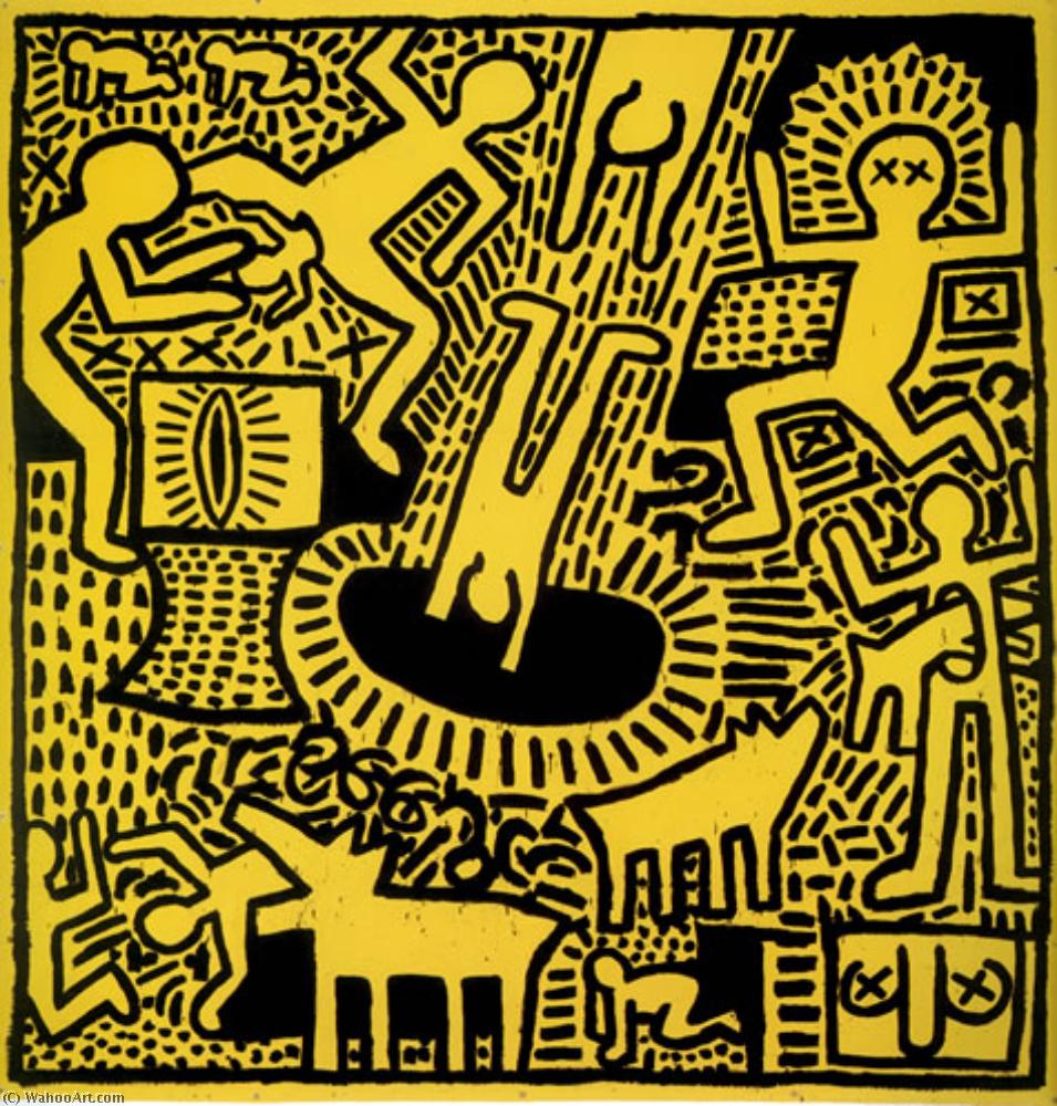 Wikioo.org - The Encyclopedia of Fine Arts - Painting, Artwork by Keith Haring - Untitled