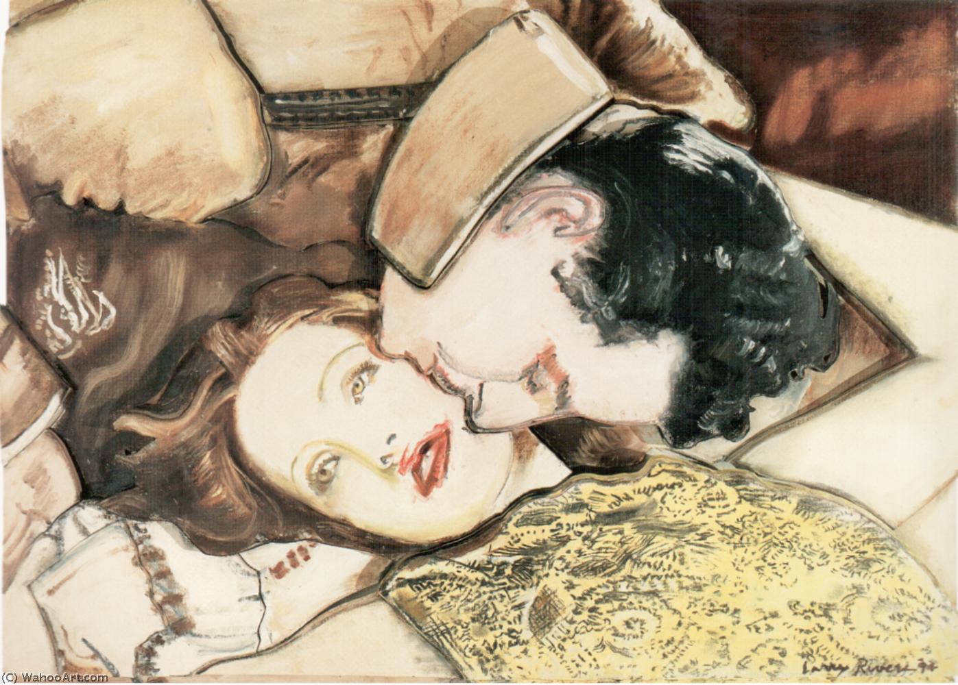 Wikioo.org - The Encyclopedia of Fine Arts - Painting, Artwork by Larry Rivers - Gilbert and Garbo