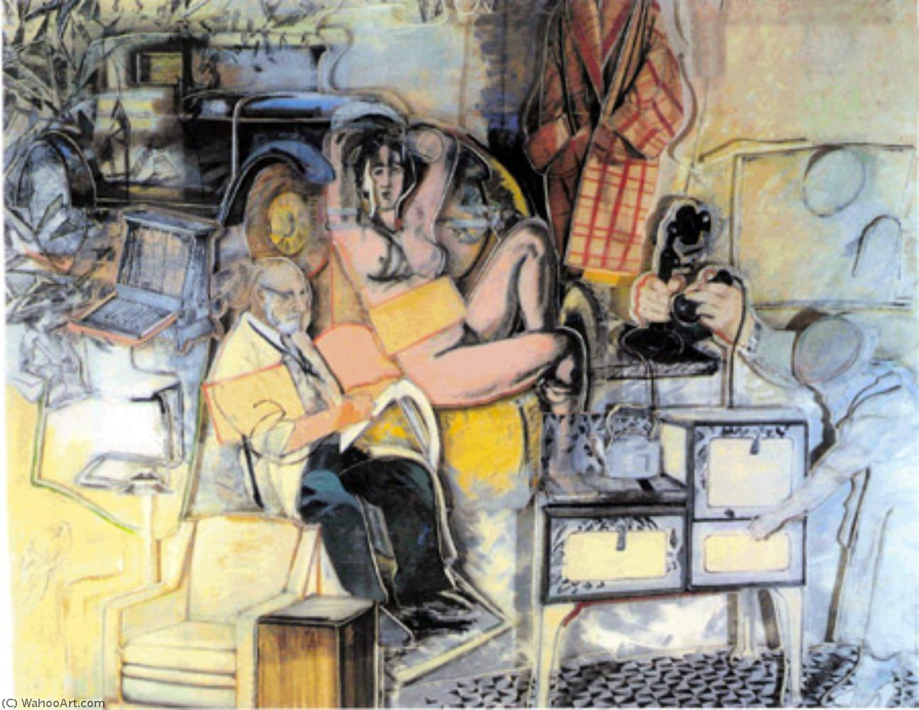 Wikioo.org – La Enciclopedia de las Bellas Artes - Pintura, Obras de arte de Larry Rivers - Matisse con un modelo