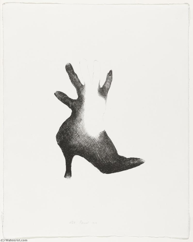 WikiOO.org - Enciclopédia das Belas Artes - Pintura, Arte por Marisol Escobar - Shoe and Hand