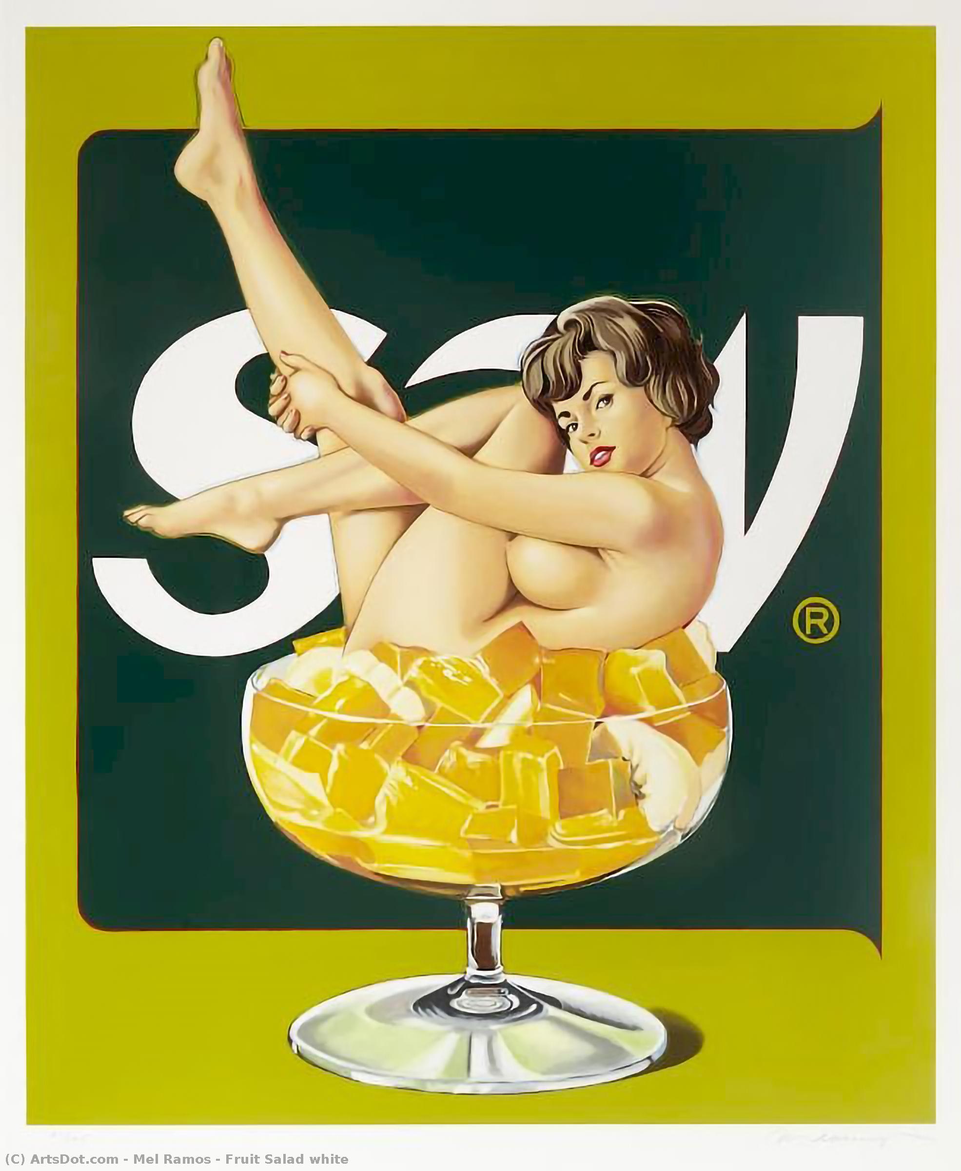 WikiOO.org - Encyclopedia of Fine Arts - Maleri, Artwork Mel Ramos - Fruit Salad white