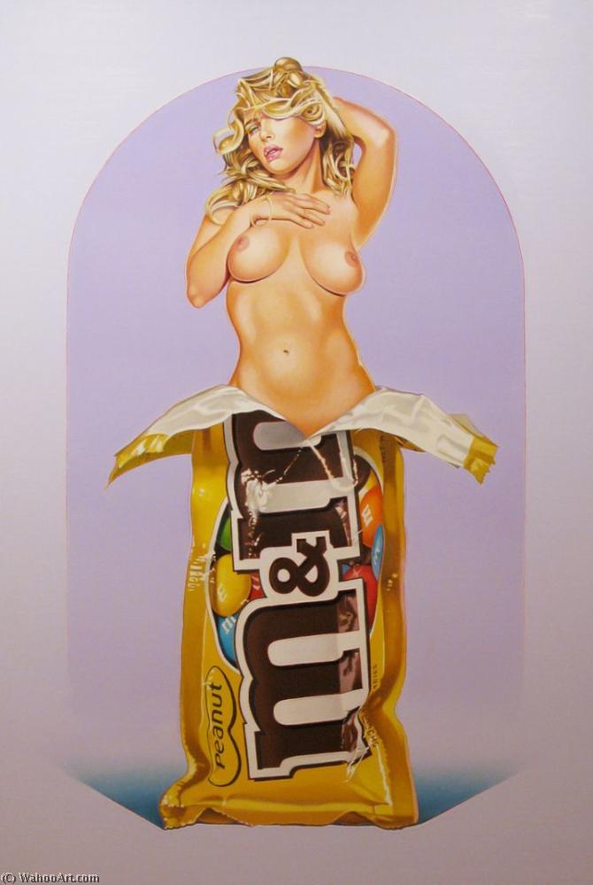 Wikioo.org - The Encyclopedia of Fine Arts - Painting, Artwork by Mel Ramos - M&m's peanut candies