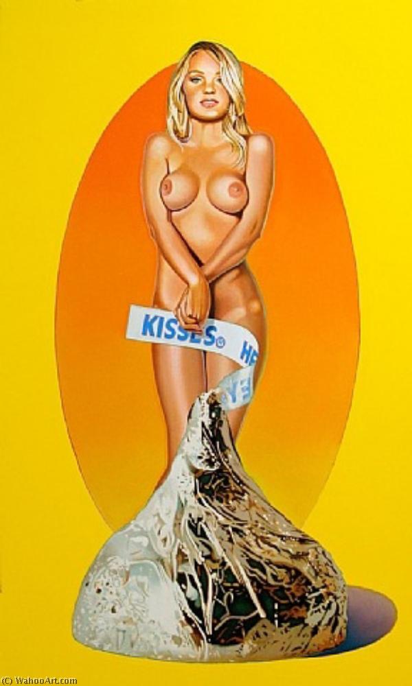 Wikioo.org - สารานุกรมวิจิตรศิลป์ - จิตรกรรม Mel Ramos - Miss kiss