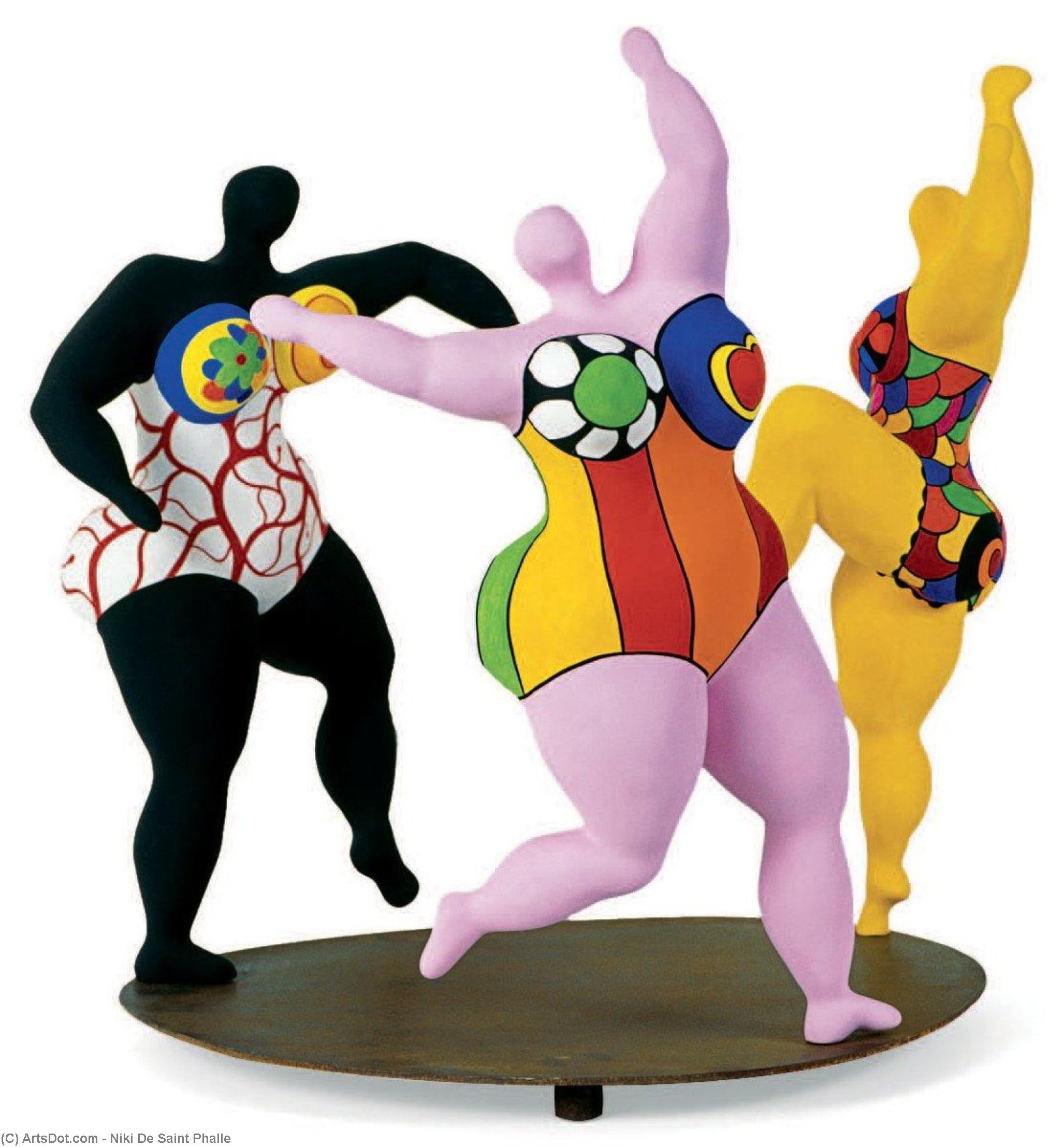 Wikioo.org – L'Encyclopédie des Beaux Arts - Peinture, Oeuvre de Niki De Saint Phalle - Les trois grâces