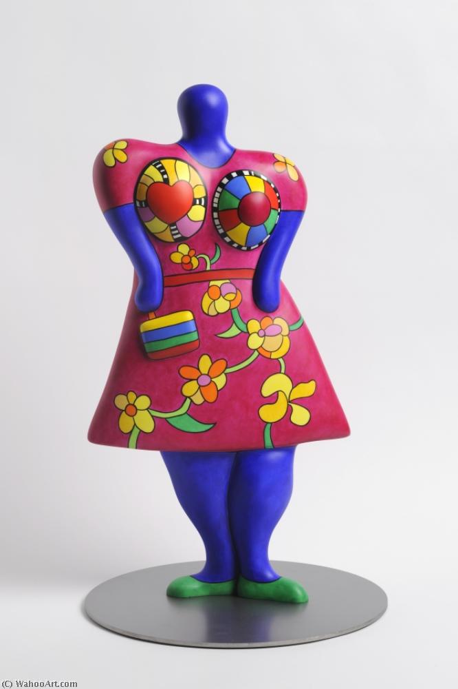 Wikioo.org - The Encyclopedia of Fine Arts - Painting, Artwork by Niki De Saint Phalle - Nana au sac vase