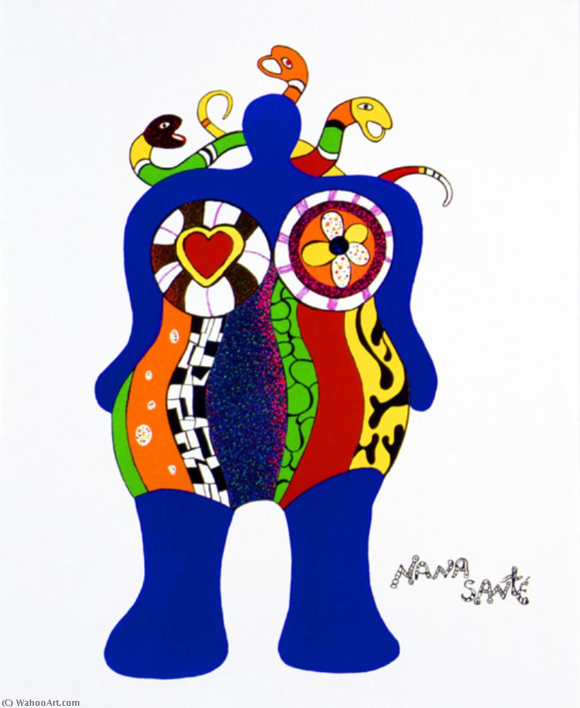 WikiOO.org - 백과 사전 - 회화, 삽화 Niki De Saint Phalle - Nana santé