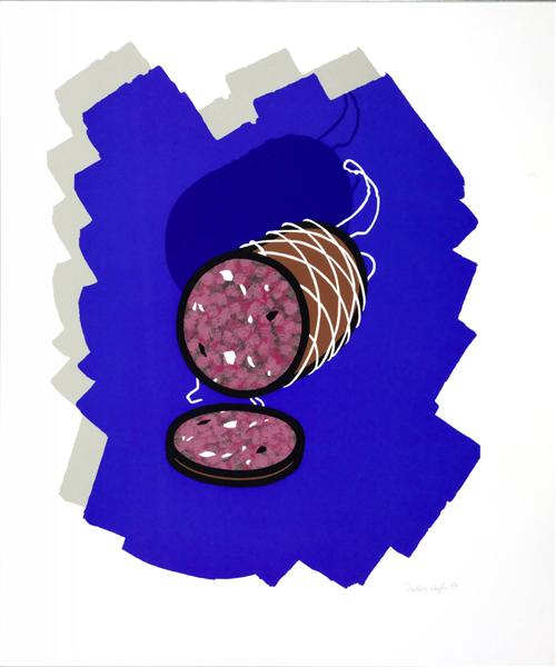 WikiOO.org - Encyclopedia of Fine Arts - Malba, Artwork Patrick Caulfield - Big sausage