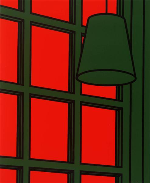 Wikioo.org - The Encyclopedia of Fine Arts - Painting, Artwork by Patrick Caulfield - Interior evening