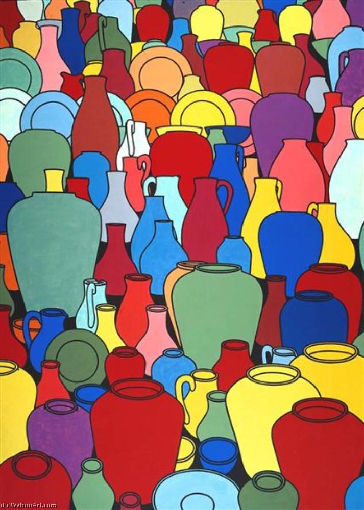 Wikioo.org - The Encyclopedia of Fine Arts - Painting, Artwork by Patrick Caulfield - Pottery