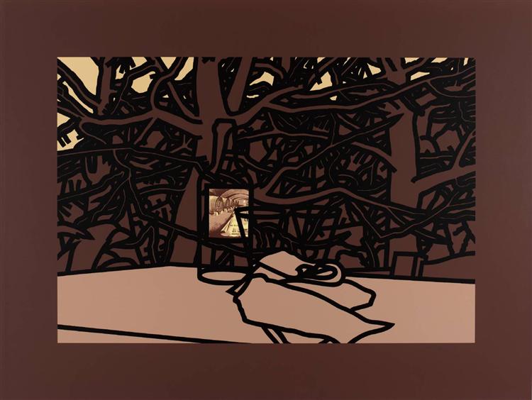 Wikioo.org - The Encyclopedia of Fine Arts - Painting, Artwork by Patrick Caulfield - Ros bottle