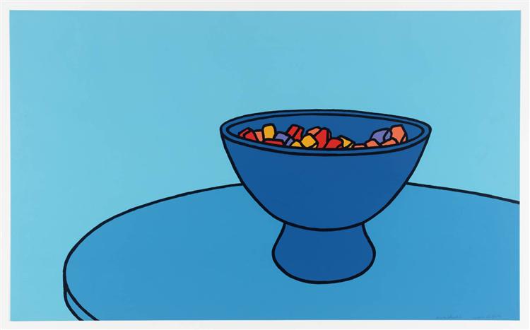 WikiOO.org - Encyclopedia of Fine Arts - Lukisan, Artwork Patrick Caulfield - Sweet bowl