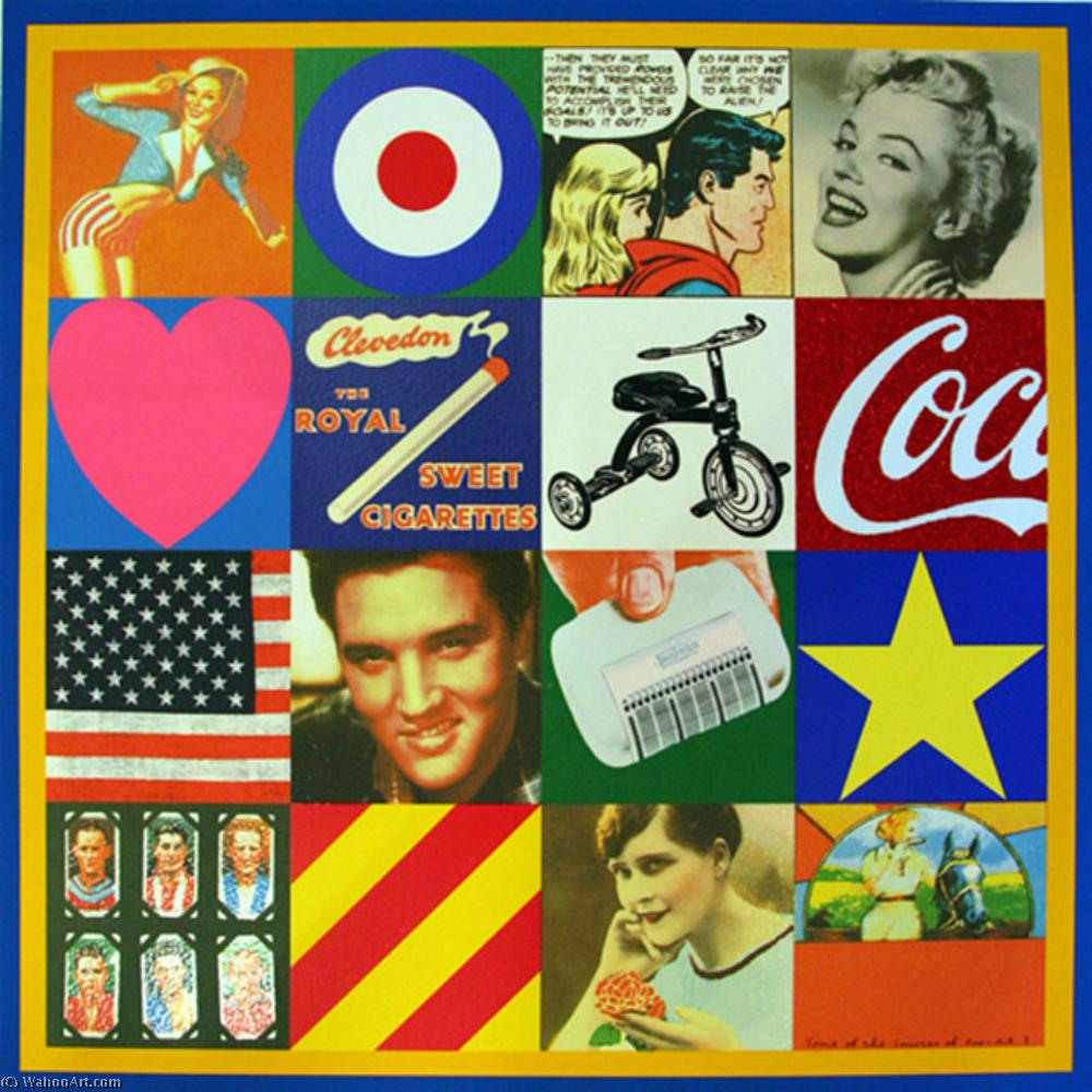 Wikioo.org - The Encyclopedia of Fine Arts - Painting, Artwork by Peter Blake - Untitled (606)